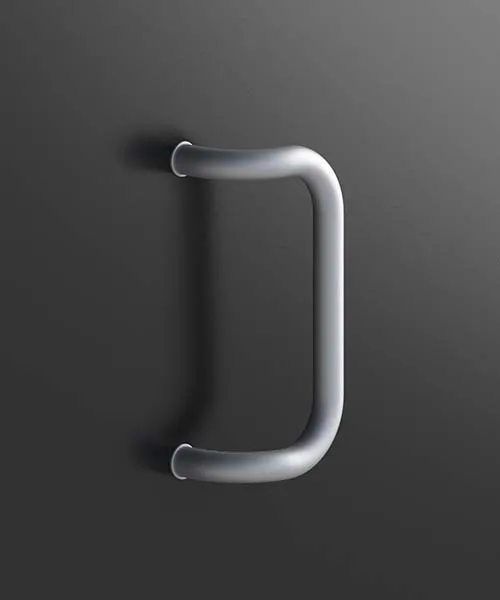 M2 door rail (RAL 9006)